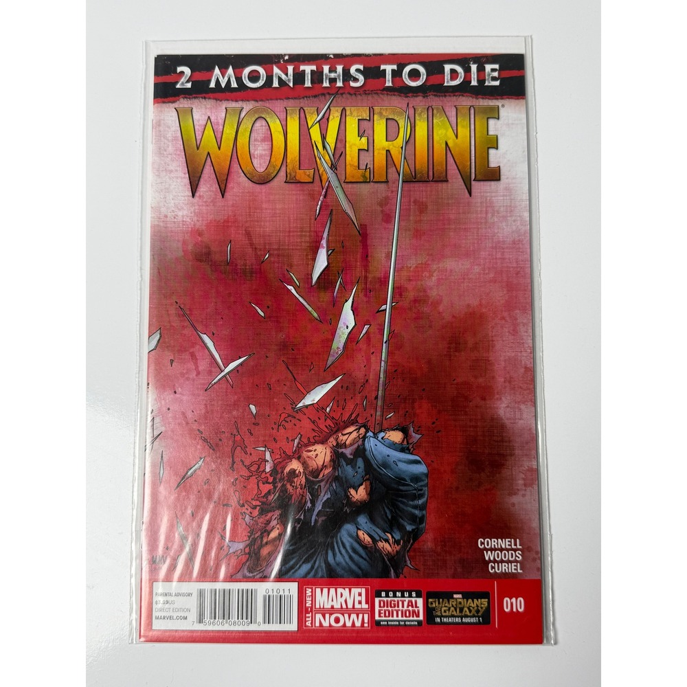 Marvel Wolverine 10 2014 2 Months to Die Paul Cornell Pete Woods Marvel Comic